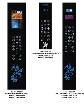 Dokunmatik Kabin İç Panel Düğme Buton Fiyatları, Dokunmatik Asansör, Nevşehir Asansör Buton, Sivas Asansör Buton Fiyatları